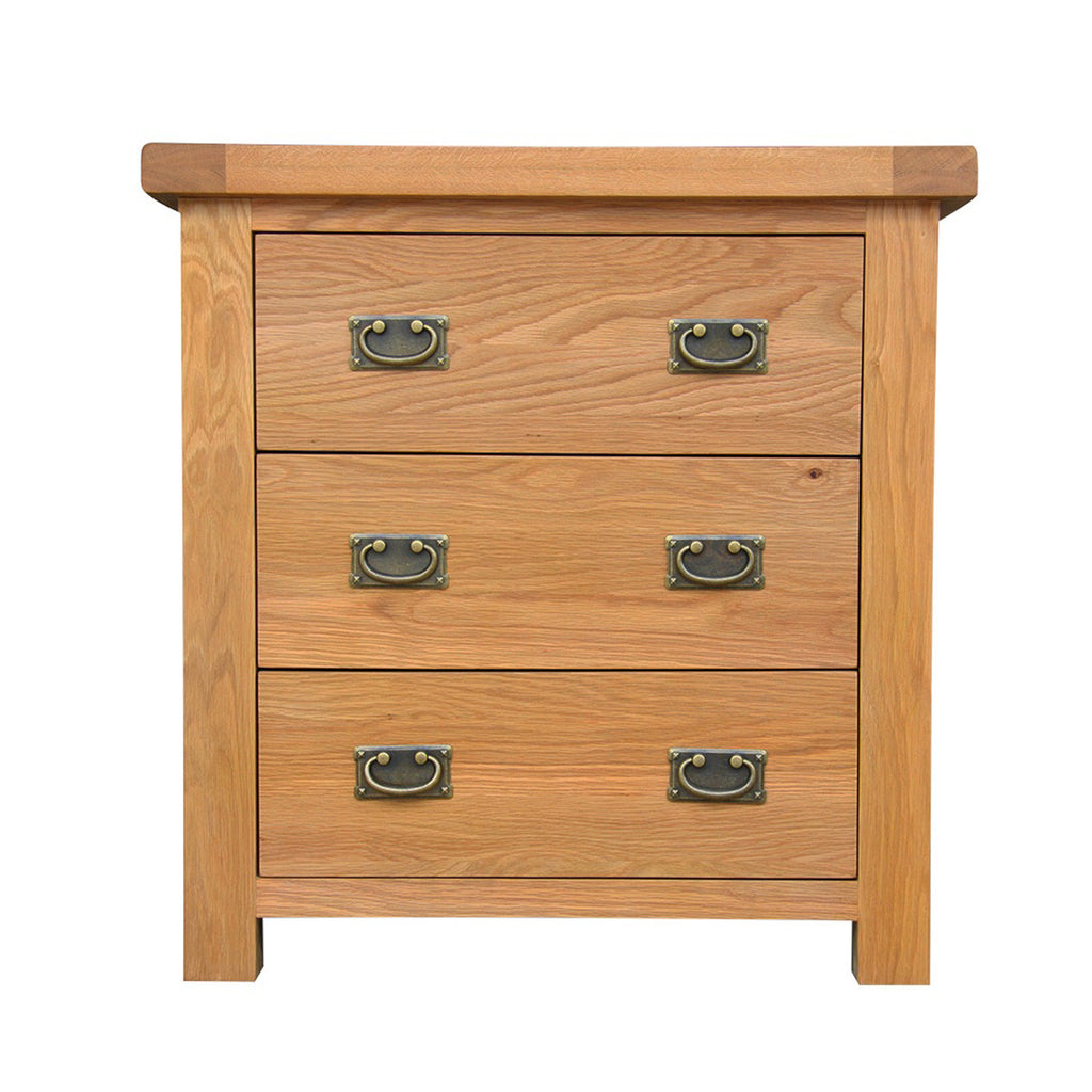 Oakham Oak 3 Drawer Chest