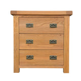 Oakham Oak 3 Drawer Chest