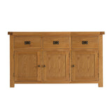 Oakham Oak Sideboard - 3 Door, 3 Drawer