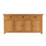 Oakham Oak Sideboard - 4 Door, 3 Drawer