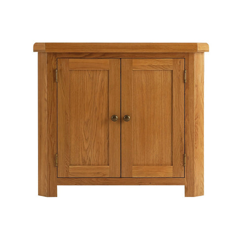 Oakham Oak Low Corner Cabinet