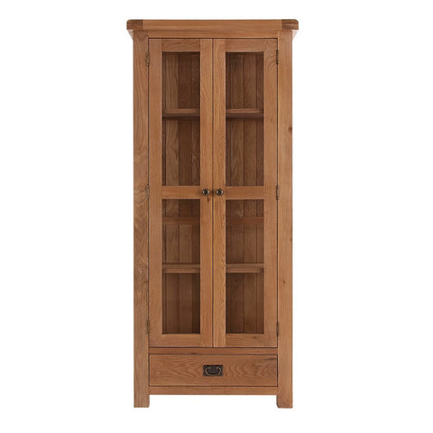 Oakham Oak Display Cabinet
