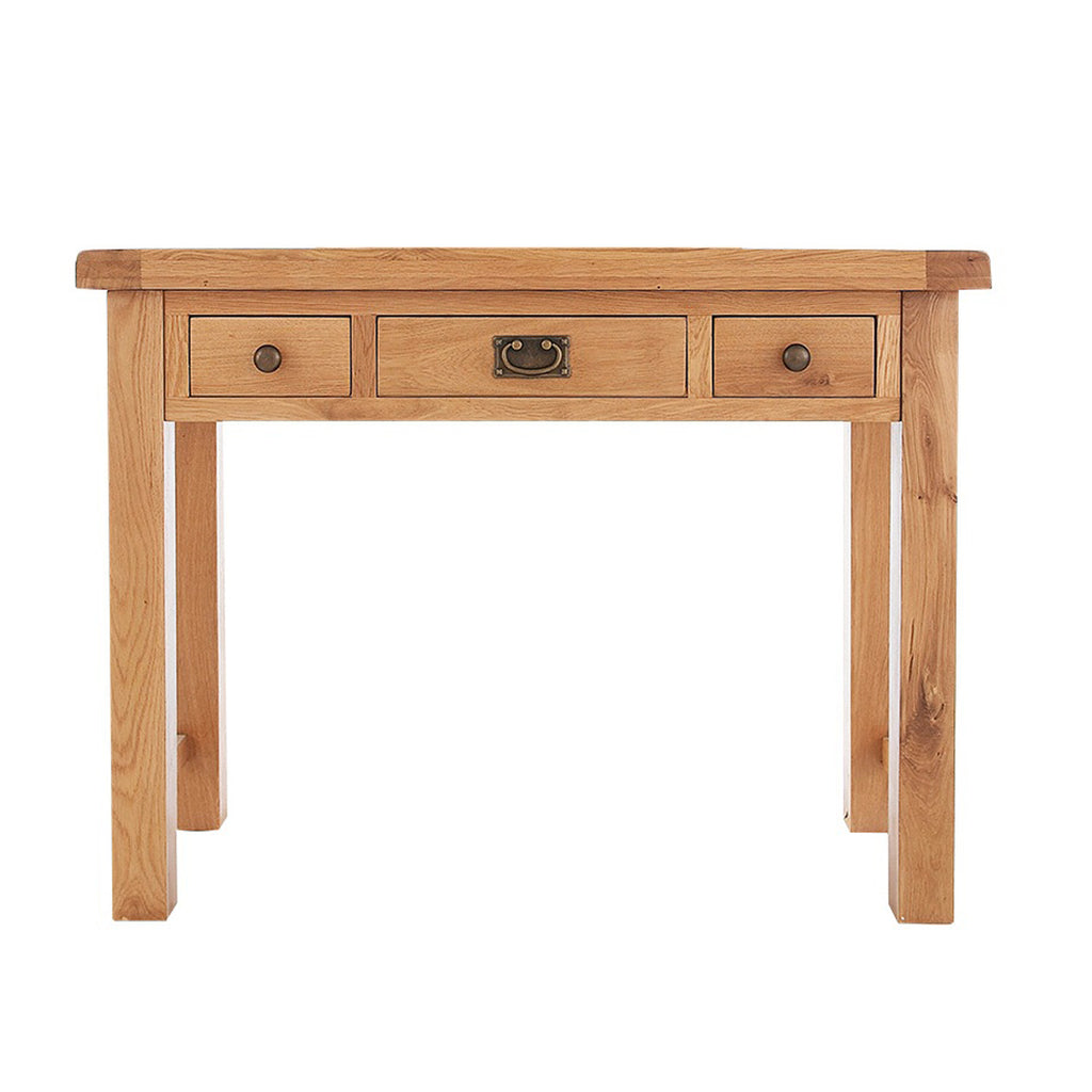 Oakham Oak 3 Drawer Dressing Table