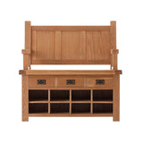 Oakham Oak Monks Bench