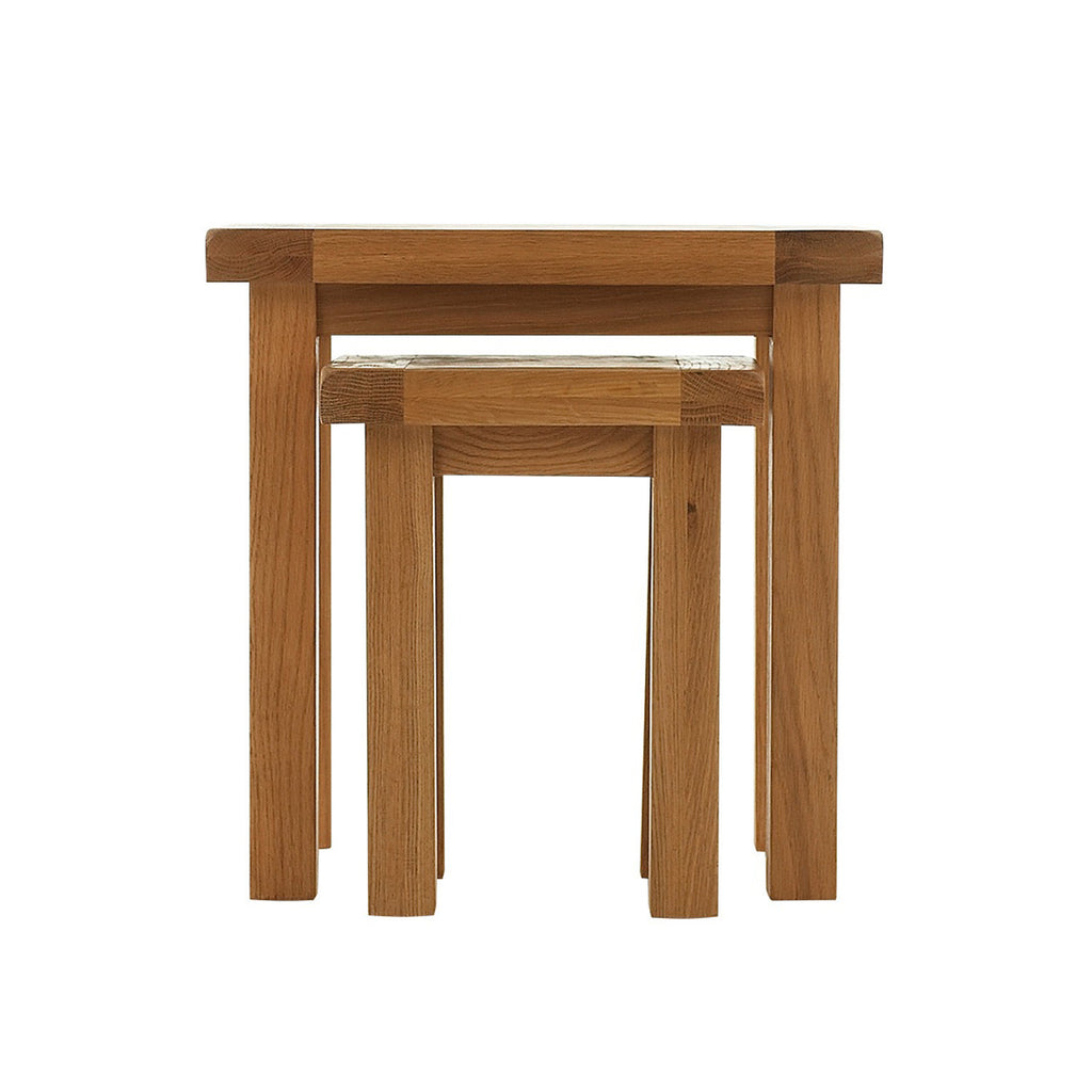 Oakham Oak Nest of 2 Tables