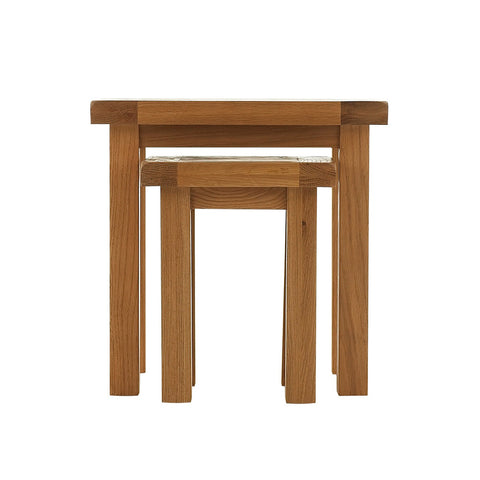 Oakham Oak Nest of 2 Tables