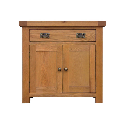 Oakham Oak Sideboard - Small 2 Door, 1 Drawer