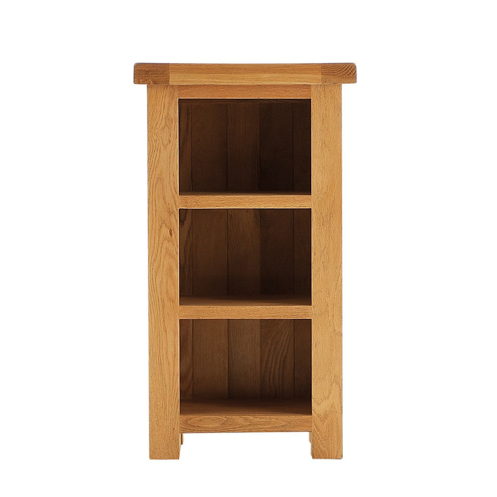 Oakham Oak Bookcase - Narrow